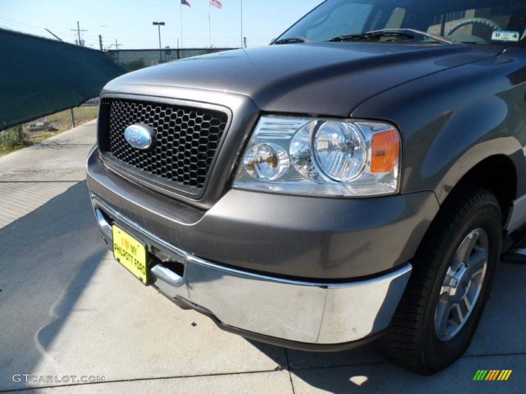 2006 F150 XLT SuperCab - Dark Shadow Grey Metallic / Medium/Dark Flint photo #12