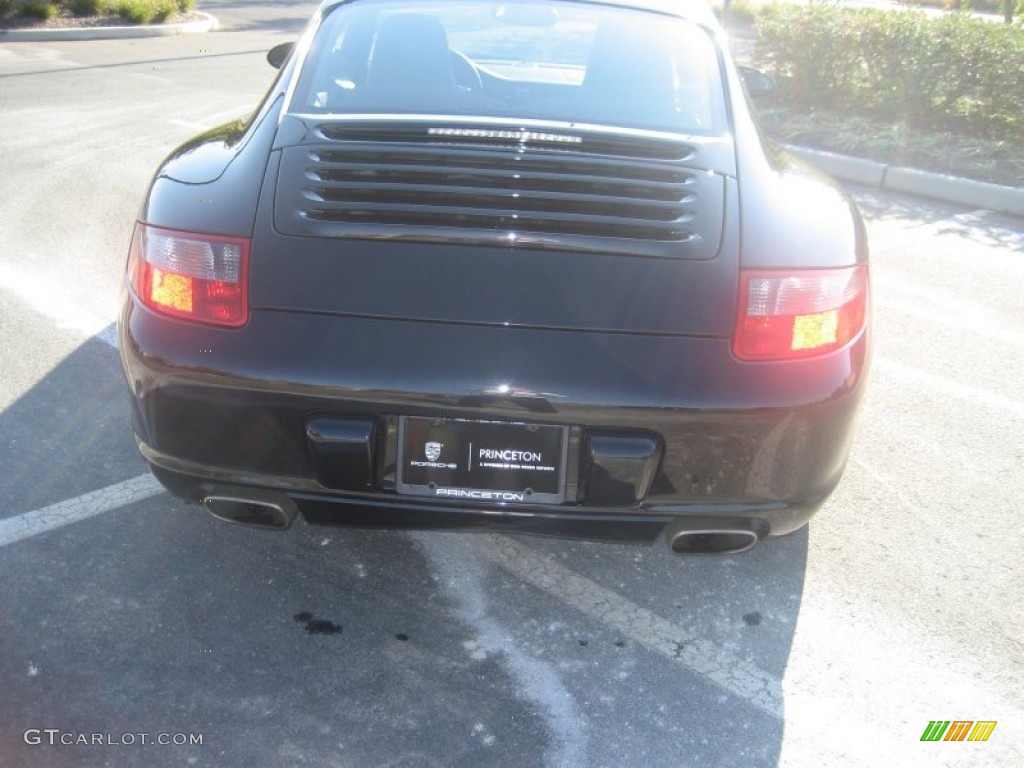 2008 911 Carrera Coupe - Basalt Black Metallic / Black/Stone Grey photo #10