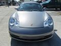Atlas Grey Metallic 2004 Porsche 911 Carrera Cabriolet