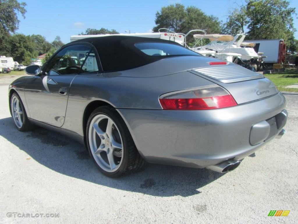 Atlas Grey Metallic 2004 Porsche 911 Carrera Cabriolet Exterior Photo #55951672