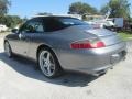 Atlas Grey Metallic 2004 Porsche 911 Carrera Cabriolet Exterior