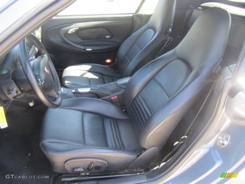 Black Interior 2004 Porsche 911 Carrera Cabriolet Photo #55951744
