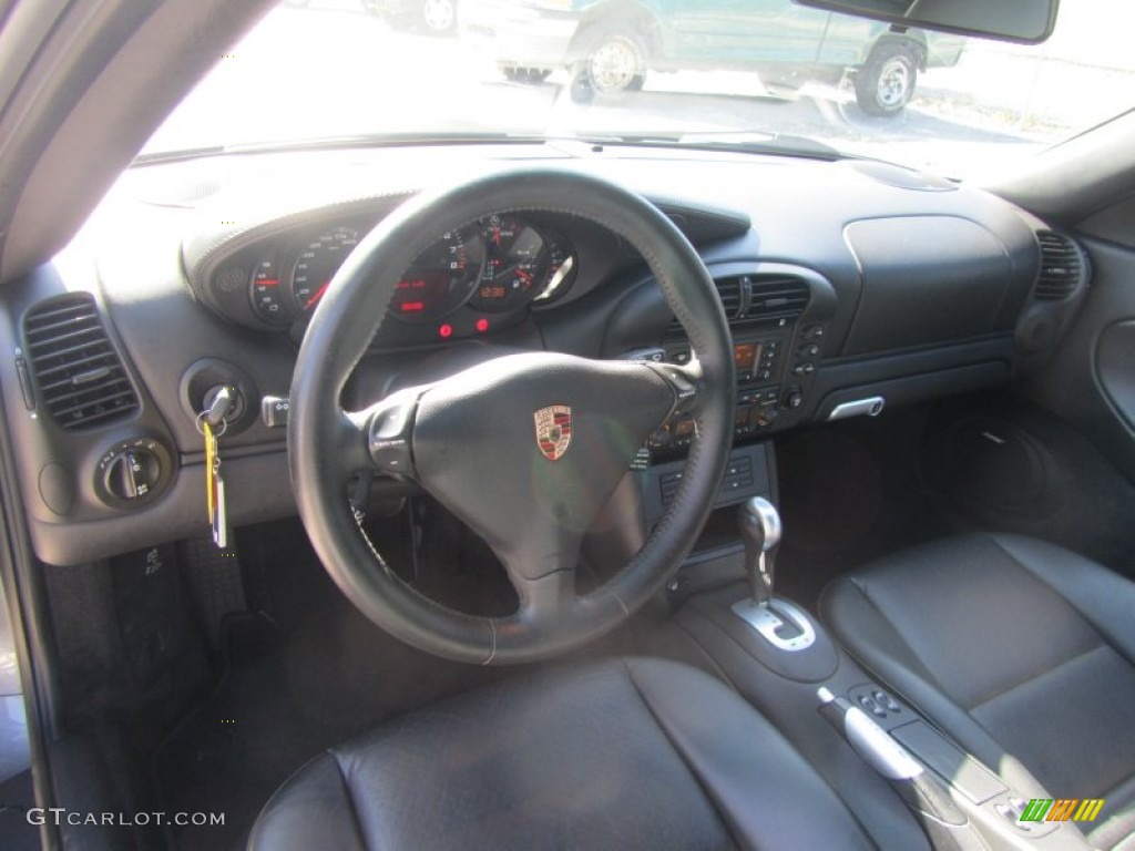 2004 Porsche 911 Carrera Cabriolet Black Dashboard Photo #55951768