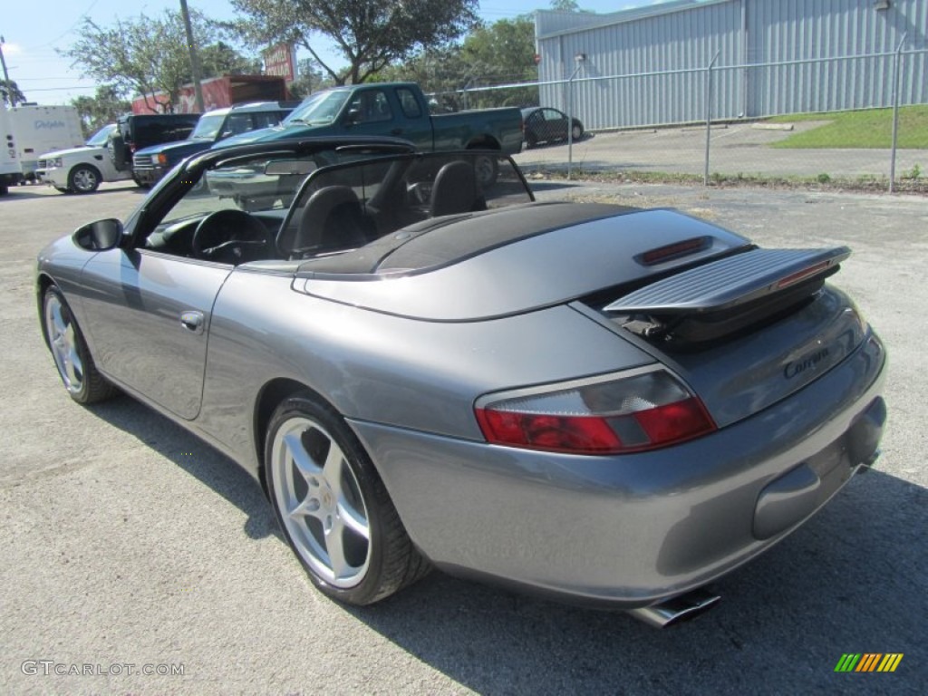 Atlas Grey Metallic 2004 Porsche 911 Carrera Cabriolet Exterior Photo #55951846