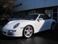 2008 Carrara White Porsche 911 Carrera S Cabriolet  photo #3