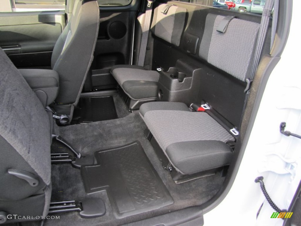 Ebony Interior 2008 Chevrolet Colorado LT Extended Cab 4x4 Photo #55952236