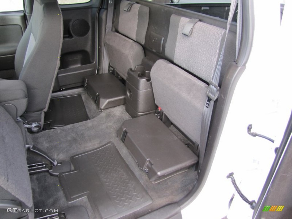 Ebony Interior 2008 Chevrolet Colorado LT Extended Cab 4x4 Photo #55952242
