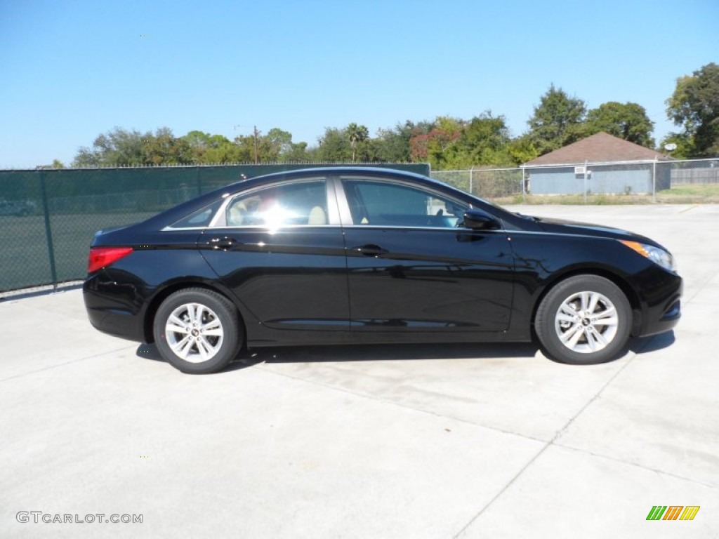 2012 Sonata GLS - Midnight Black / Camel photo #2