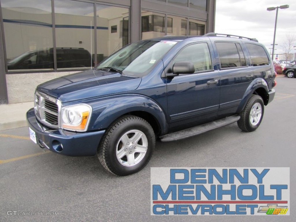 2004 Durango SLT 4x4 - Patriot Blue Pearl / Medium Slate Gray photo #1