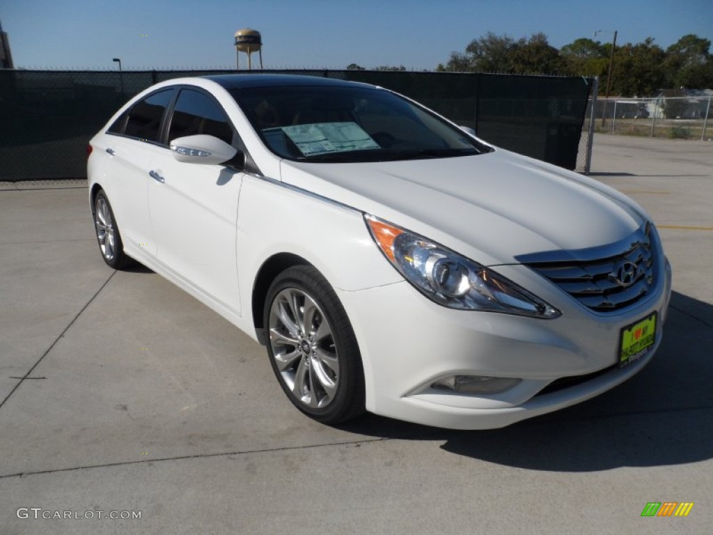 2012 Shimmering White Hyundai Sonata Limited 2 0t 55906036