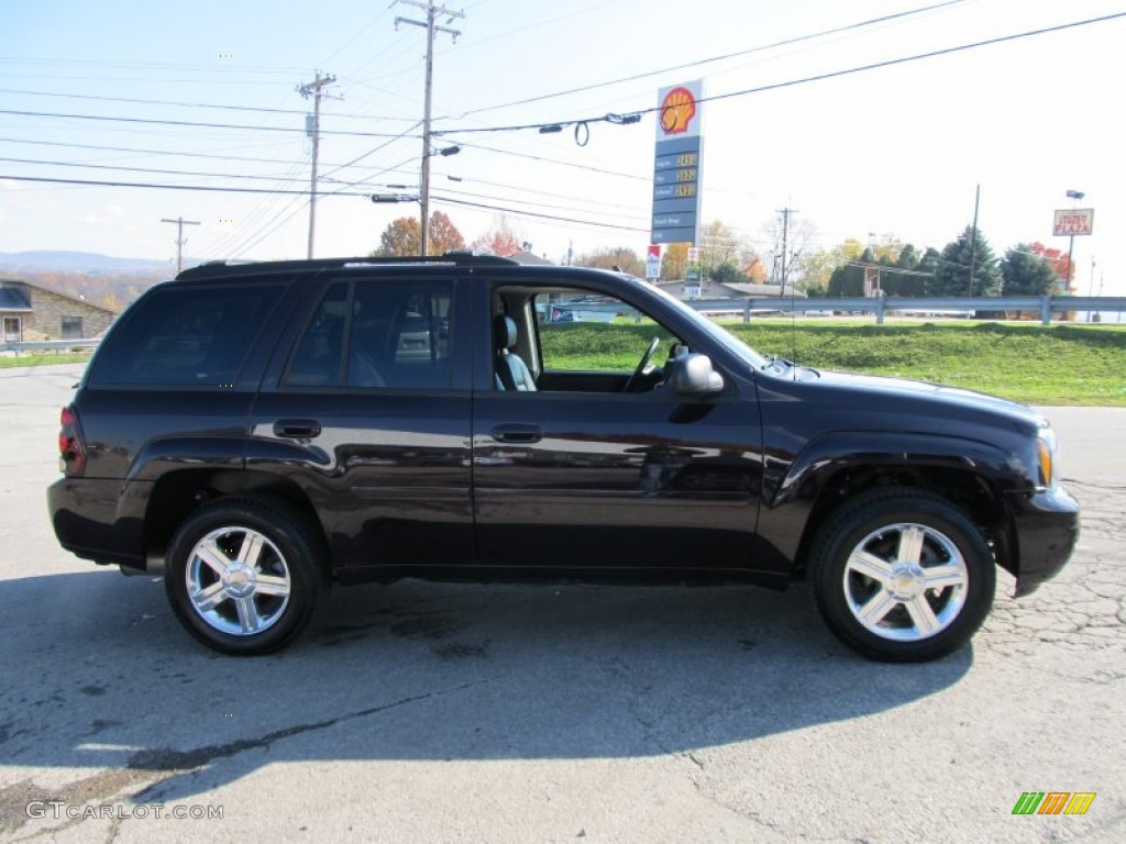 2008 TrailBlazer LT 4x4 - Dark Cherry Metallic / Ebony photo #10
