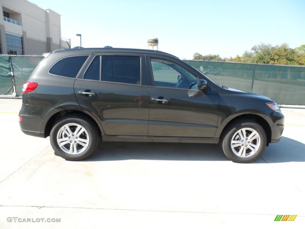 Black Forest Green 2012 Hyundai Santa Fe Limited Exterior Photo #55953493