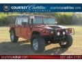 Flame Red Pearl 2006 Hummer H1 Alpha Open Top