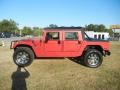 2006 Flame Red Pearl Hummer H1 Alpha Open Top  photo #5