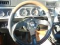 2006 Hummer H1 Ebony/Brown Interior Steering Wheel Photo