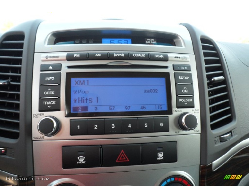 2012 Hyundai Santa Fe GLS Audio System Photo #55954096