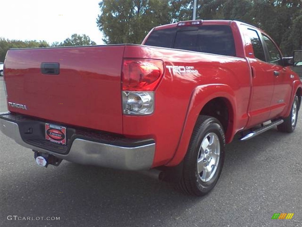 2007 Tundra SR5 TRD Double Cab - Radiant Red / Beige photo #16