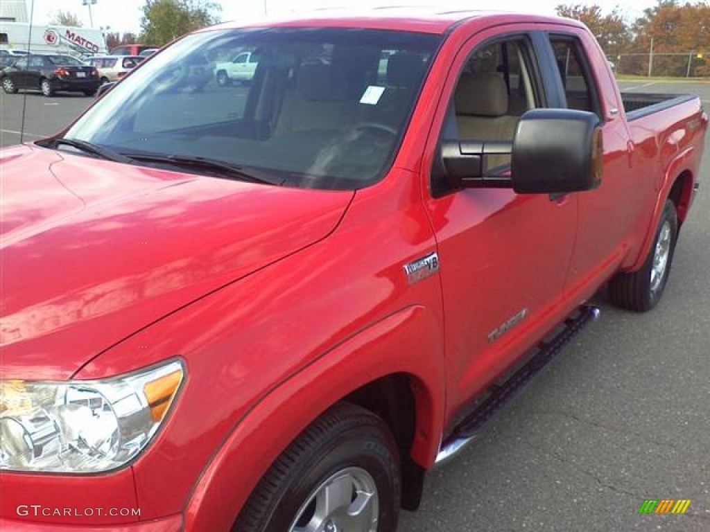 2007 Tundra SR5 TRD Double Cab - Radiant Red / Beige photo #21