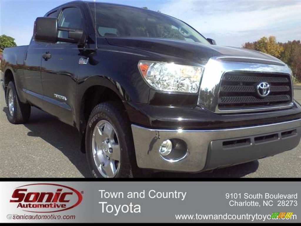 2007 Tundra SR5 TRD Double Cab - Black / Graphite Gray photo #1