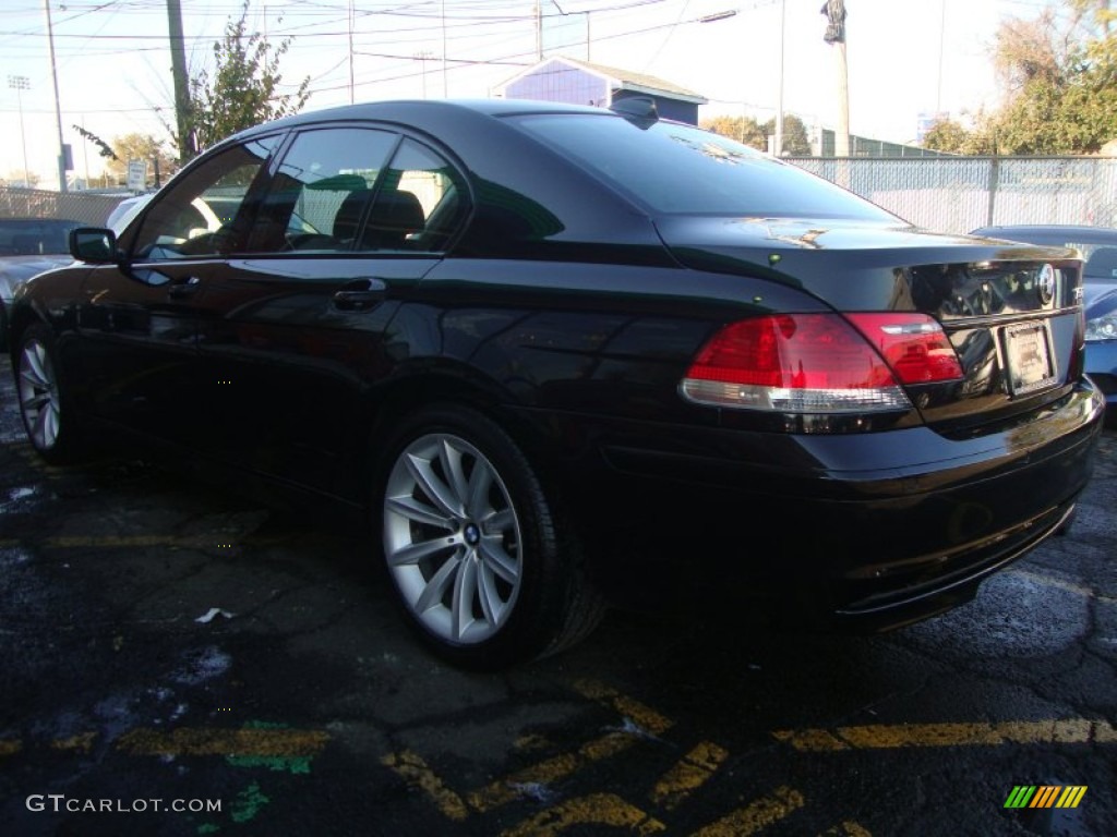 2007 7 Series 750i Sedan - Jet Black / Black photo #3