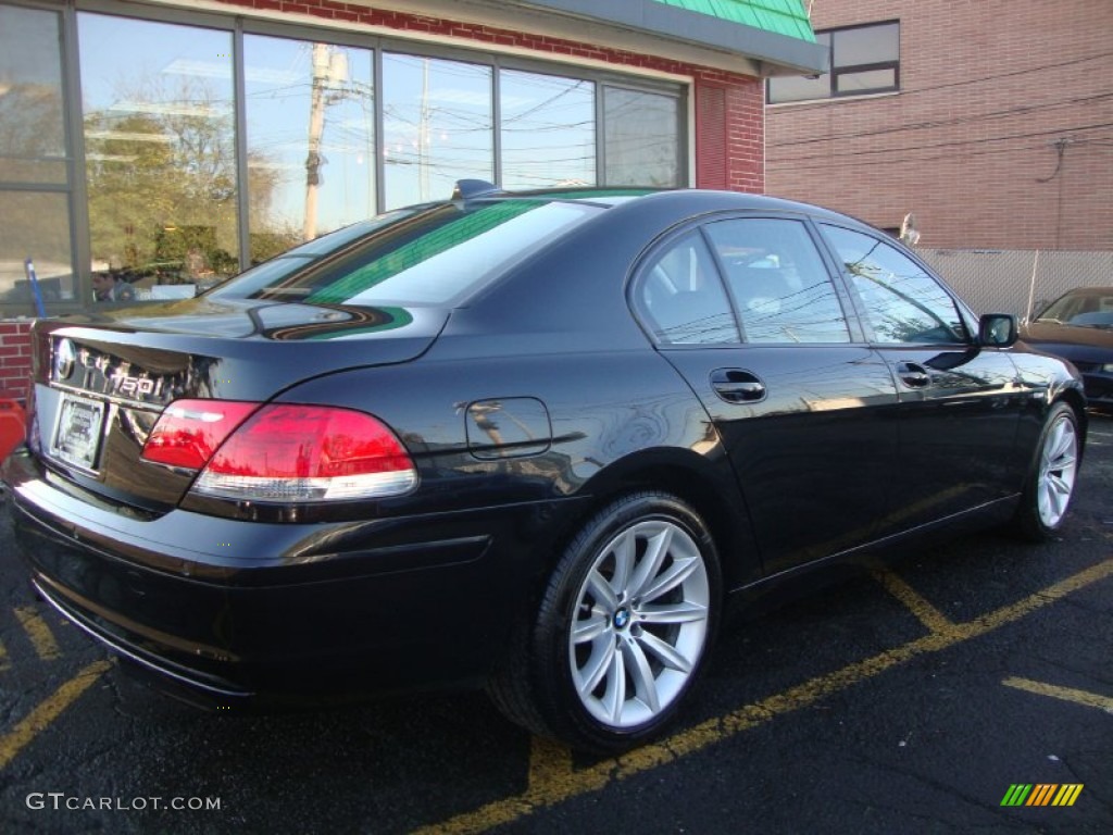 2007 7 Series 750i Sedan - Jet Black / Black photo #4