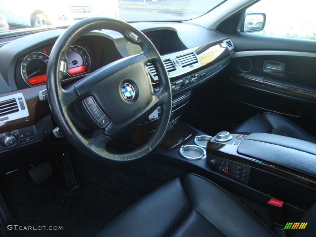 2007 7 Series 750i Sedan - Jet Black / Black photo #7