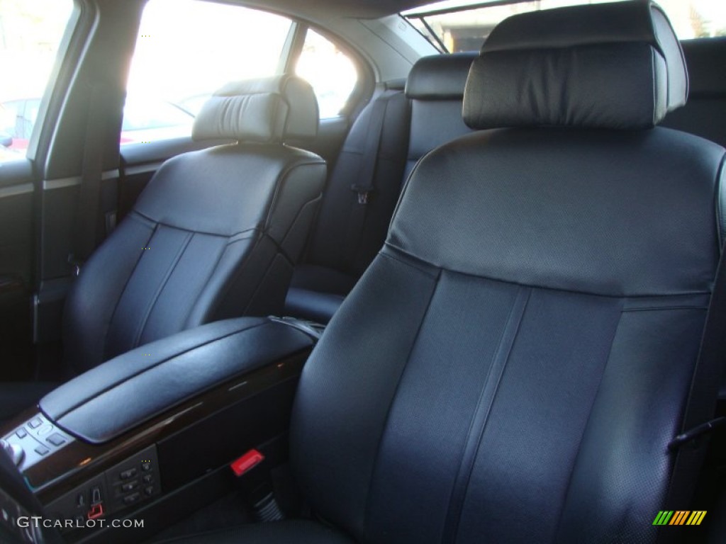 2007 7 Series 750i Sedan - Jet Black / Black photo #8