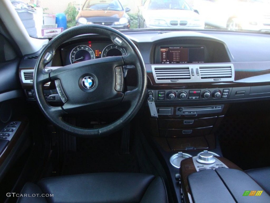 2007 7 Series 750i Sedan - Jet Black / Black photo #11
