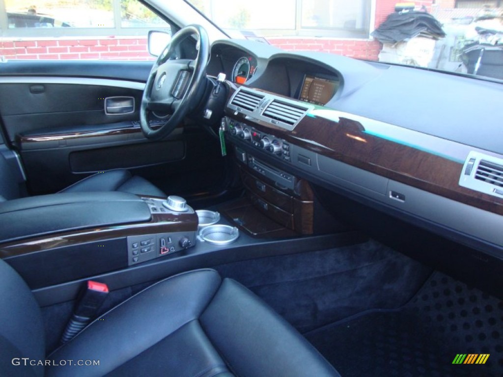 2007 7 Series 750i Sedan - Jet Black / Black photo #14
