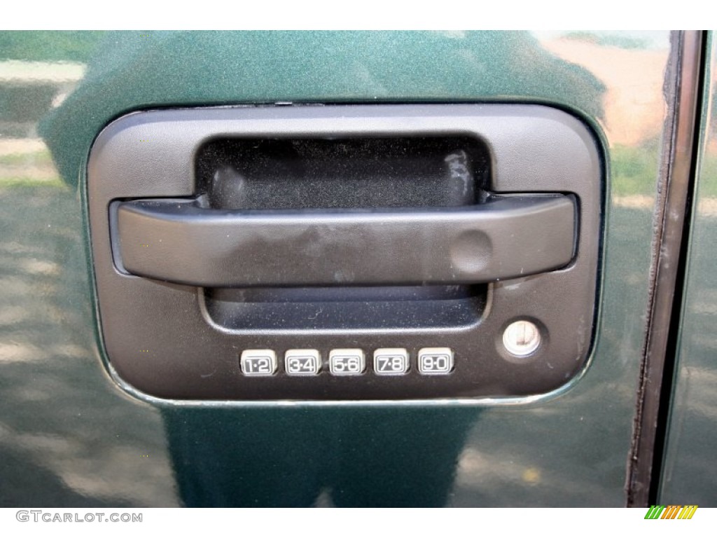 2004 F150 Lariat SuperCrew 4x4 - Aspen Green Metallic / Tan photo #27