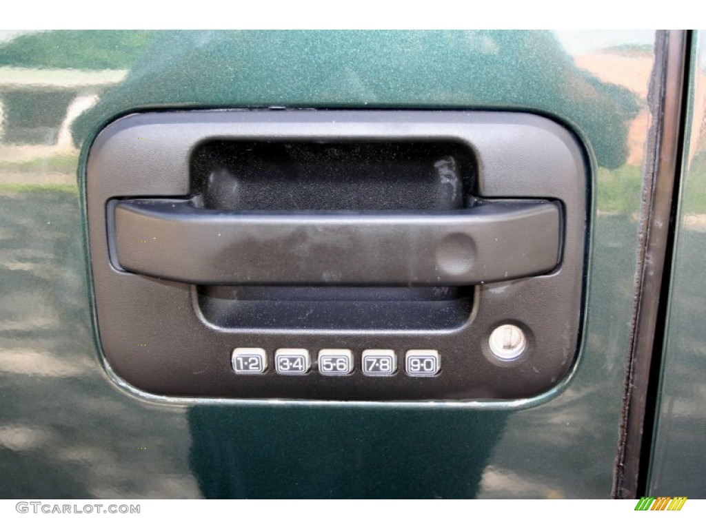 2004 F150 Lariat SuperCrew 4x4 - Aspen Green Metallic / Tan photo #28