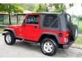 2001 Flame Red Jeep Wrangler Sport 4x4  photo #5