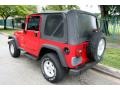 2001 Flame Red Jeep Wrangler Sport 4x4  photo #6