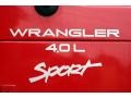 2001 Flame Red Jeep Wrangler Sport 4x4  photo #68