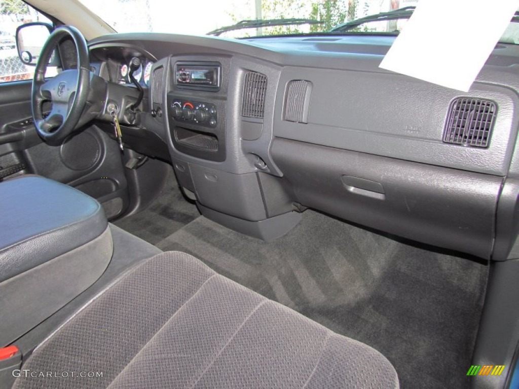 2002 Ram 1500 SLT Quad Cab - Atlantic Blue Pearl / Dark Slate Gray photo #16