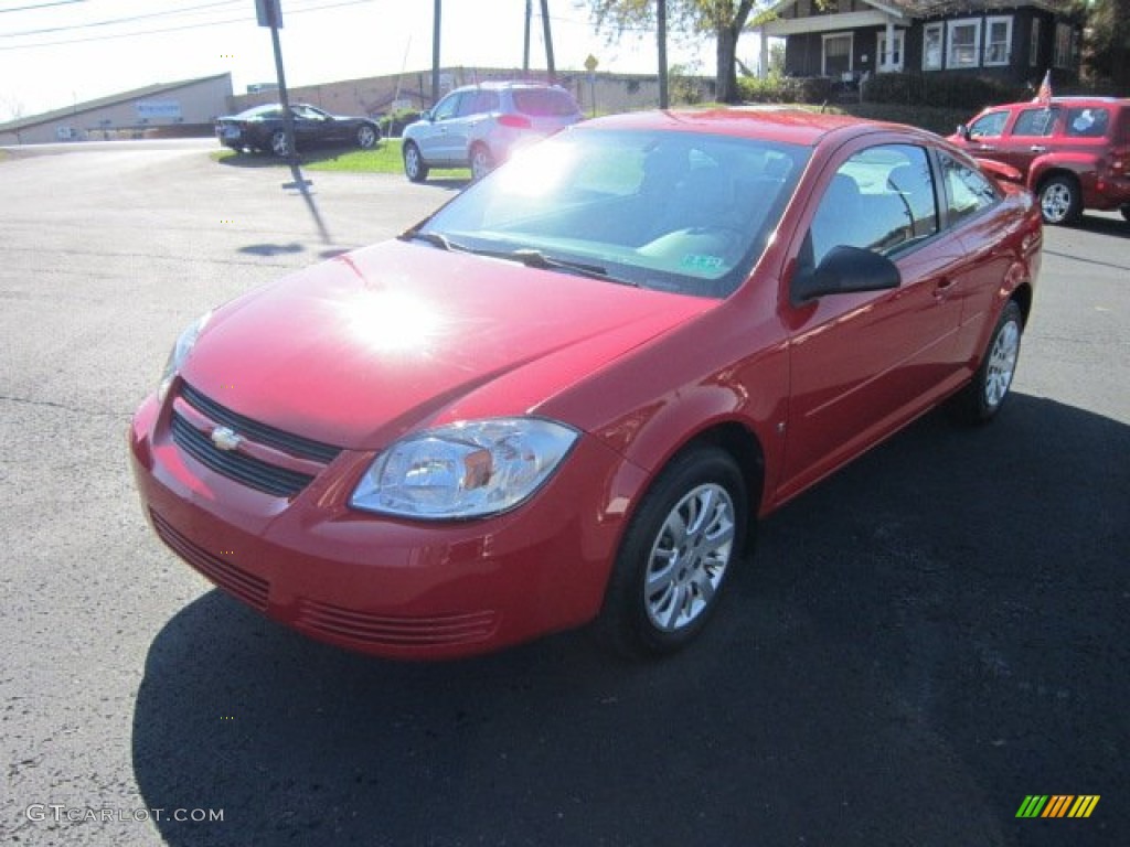 2009 Cobalt LS XFE Coupe - Victory Red / Gray photo #3