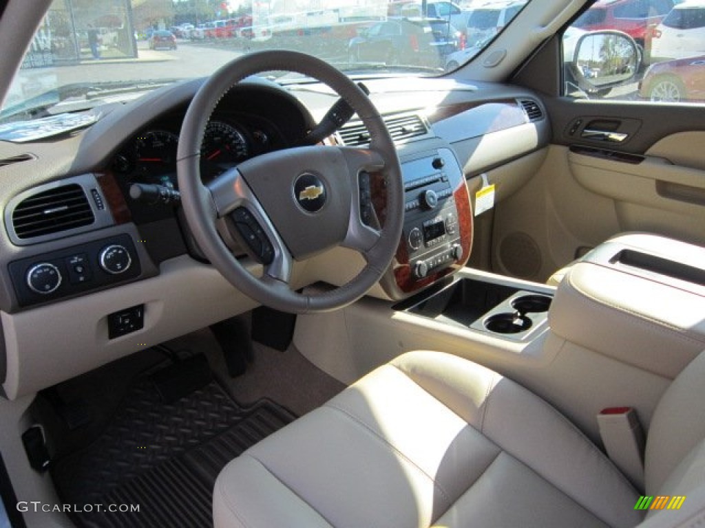 2011 Chevrolet Silverado 1500 LTZ Extended Cab 4x4 Dark Cashmere/Light Cashmere Dashboard Photo #55959621