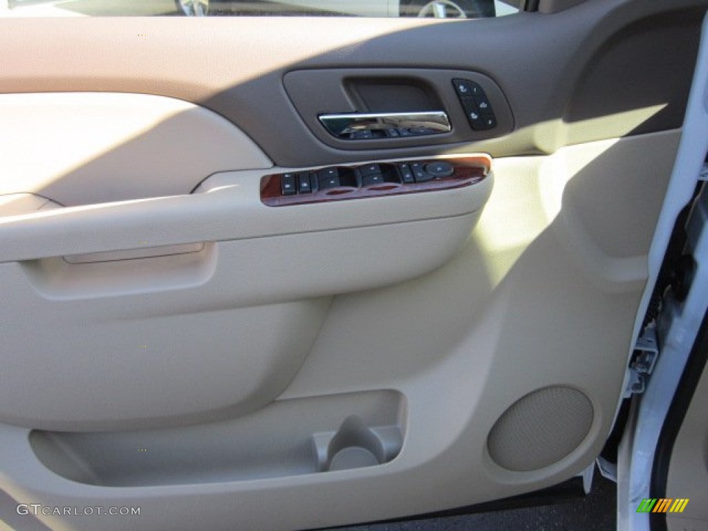 2011 Silverado 1500 LTZ Extended Cab 4x4 - Summit White / Dark Cashmere/Light Cashmere photo #17