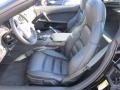 Ebony Black 2011 Chevrolet Corvette Coupe Interior Color