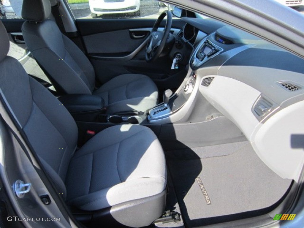 Gray Interior 2011 Hyundai Elantra GLS Photo #55960635