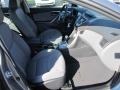 Gray 2011 Hyundai Elantra GLS Interior Color