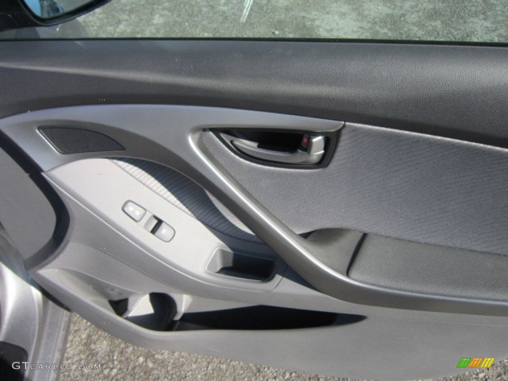 2011 Elantra GLS - Titanium Gray Metallic / Gray photo #11