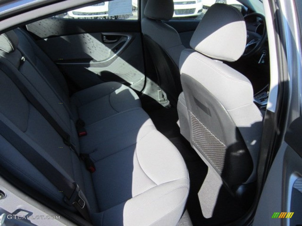 Gray Interior 2011 Hyundai Elantra GLS Photo #55960653