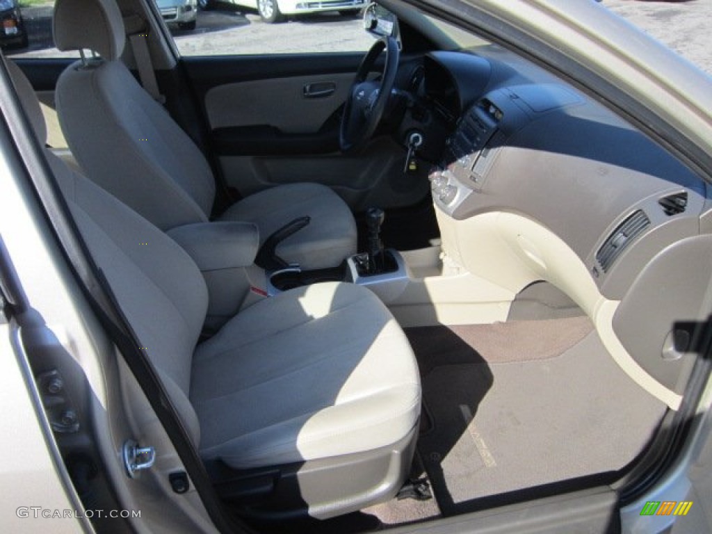 2009 Elantra GLS Sedan - Laguna Sand / Beige photo #10