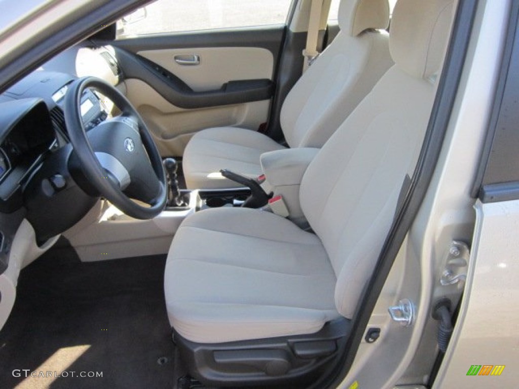 2009 Elantra GLS Sedan - Laguna Sand / Beige photo #16