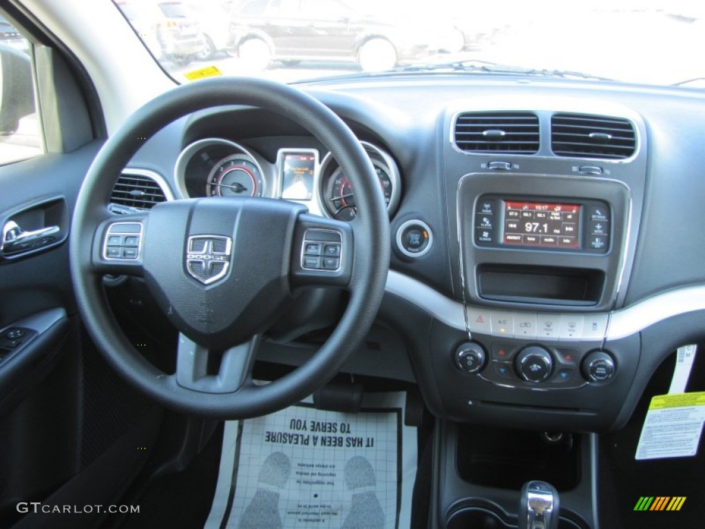 2012 Dodge Journey SXT Black Dashboard Photo #55961205