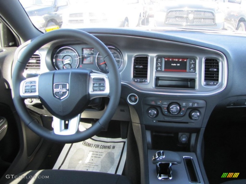2012 Dodge Charger SXT Black Dashboard Photo #55963224