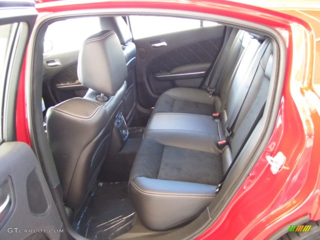 Black Interior 2012 Dodge Charger SRT8 Photo #55963350