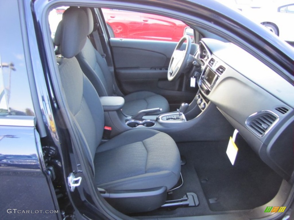 Black Interior 2012 Chrysler 200 Touring Sedan Photo #55963494