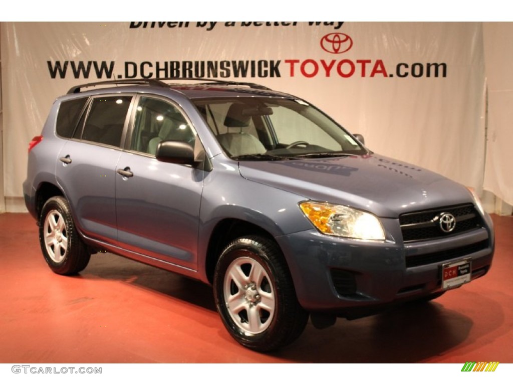 2010 RAV4 I4 4WD - Pacific Blue Metallic / Sand Beige photo #3